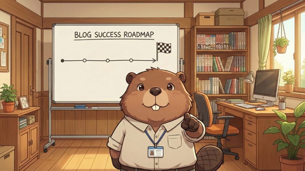 ビーバー決めのポーズ